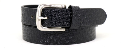 

Tops Men & Women Casual Black Genuine Leather Belt