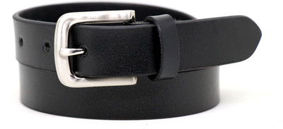 

Tops Men & Women Casual Black Genuine Leather Belt