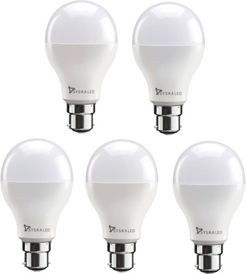 

Syska Led Lights 12 W Standard B22 LED Bulb(White, Pack of 5)