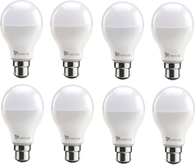 

Syska Led Lights 12 W Standard B22 LED Bulb(White, Pack of 8)