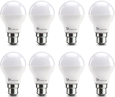 

Syska Led Lights 7 W Standard B22 LED Bulb(White, Pack of 8)