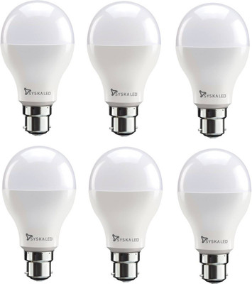 

Syska Led Lights 12 W Standard B22 LED Bulb(White, Pack of 6)