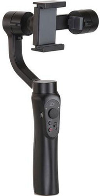 OVIO Gimbal Zhiyun Smooth-Q 3 Axis Handheld Steady Gimbal PTZ Camera Mount for all Smart Phones within 7″ Screen and Action Camera Camcorder(Black)