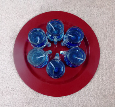 

Gel candles candle Candle(Blue, Pack of 6)