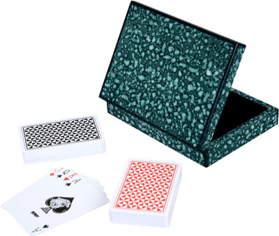 

Cerasus Playing Card Box with High Gloss Finish(Turquoise Blue)
