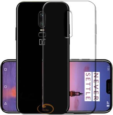 ONLITE Back Cover for OnePlus 6(Transparent, Dual Protection, Pack of: 1)