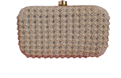 

Cosmo Jewels Party White Clutch
