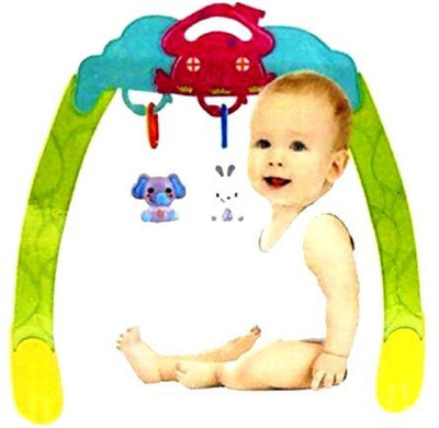 

Sanyal Kids Imported High Quality Baby Gym mat Play Activity Portable Body Building Frame - Gift Toy(Multicolor)