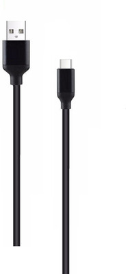 

Flyhitek Supercharge High-Speed 2.4A Type-C 1Mtr Cable Data Sync & Charge Cable(Black)