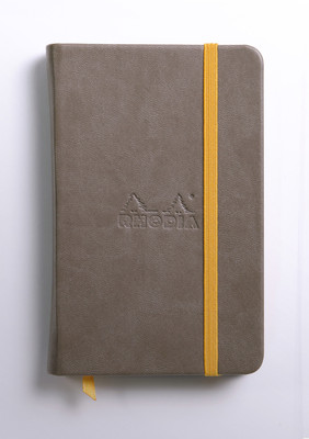 

Rhodia A6 Note Book(118623C rama Chocolate Clothbound Blank Notebook - A6 - 140 mm x 90 mm, Chocolate)