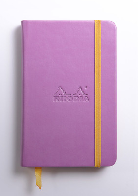 

Rhodia A6 Note Book(118631C rama Lilac Clothbound Blank Notebook - A6 - 140 mm x 90 mm, Lilac)