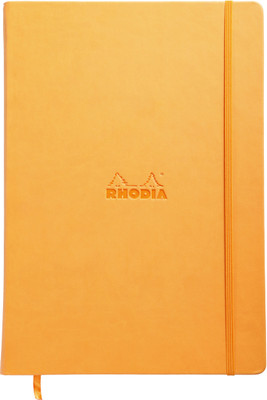 

Rhodia A4 Note Book(118468C Boutique Orange Hardbound Blank Webnotebook - A4 - 297 mm x 210 mm, Orange)