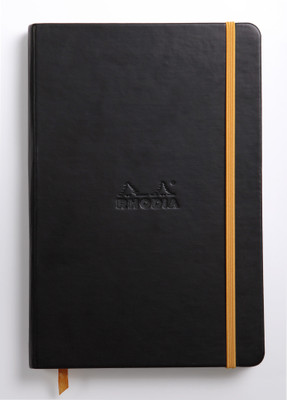 

Rhodia A5 Note Book(118722C rama Black WebNotebook - A5 - 210 mm x 148 mm, Black)