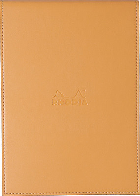 

Rhodia A5 Note Pad(218168C Boutique Orange epure Notepad Cover with Line Ruled Notepad - A5 - 223 mm x 155 mm, Orange)