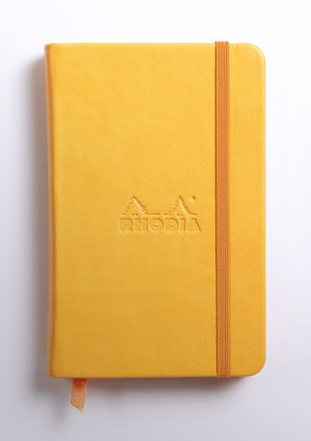

Rhodia A6 Note Book(118636C rama Daffodil Yellow Clothbound Blank Notebook - A6 - 140 mm x 90 mm, Daffodil Yellow)