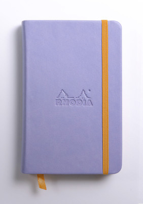 

Rhodia A6 Note Book(118629C rama Iris Clothbound Blank Notebook - A6 - 140 mm x 90 mm, Iris)
