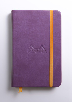 

Rhodia A6 Note Book(118630C rama Purple Clothbound Blank Notebook - A6 - 140 mm x 90 mm, Purple)