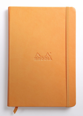 Rhodia A5 Note Book(118735C rama Orange WebNotebook - A5 - 210 mm x 148 mm, Orange)