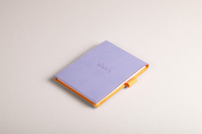

Rhodia A6 Note Pad(138209C Boutique rama Iris Stapled Line Ruled Notepad with Leatherette Cover - No. 13 - 158 mm x 115 mm (for No. 13 Notepad - 148 mm x 105 mm, Iris)
