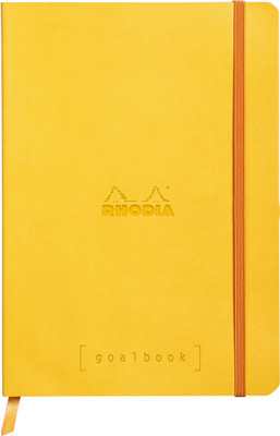 

Rhodia A5 Note Book(117756C Boutique rama Daffodil Yellow Goalbook Glued Spine Dot Ruled Notebook - A5 - 210 mm x 148 mm, Daffodil Yellow)