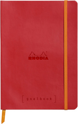 

Rhodia A5 Note Book(117753C Boutique rama Poppy Goalbook Glued Spine Dot Ruled Notebook - A5 - 210 mm x 148 mm, Poppy)