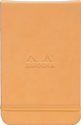 

Rhodia A6 Note Pad(118308C Boutique Orange Hardbound Line Ruled Webnotepad - A6 - 140 mm x 90 mm, Orange)