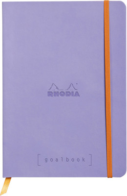 

Rhodia A5 Note Book(117749C Boutique rama Iris Goalbook Glued Spine Dot Ruled Notebook - A5 - 210 mm x 148 mm, Iris)