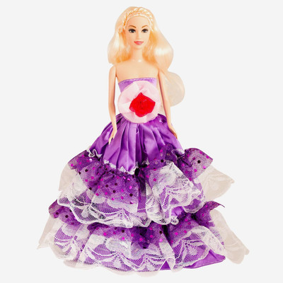 

RVOLD Cute Pretty Girl Baby Doll / Fancy Doll / Fashion Doll of Size 12 inch - Purple(Purple)