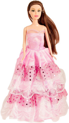 

RVOLD Cute Pretty Girl Baby Doll / Fancy Doll / Fashion Doll of Size 12 inch - Baby Pink(Pink)