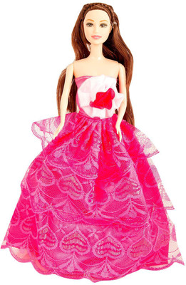 

RVOLD Cute Pretty Girl Baby Doll / Fancy Doll / Fashion Doll of Size 12 inch - Pink(Pink)