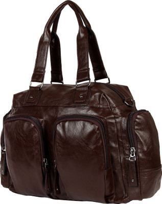 

XENSA (Expandable) Genuine_LEATHERite Travel Duffel Bag(Brown)