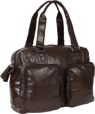 

XENSA (Expandable) Genuine_LEATHERite Travel Duffel Bag(Brown)
