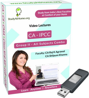 

StudyAtHome.org CA IPCC - Group II All Subjects Video Lectures Combo(Pendrive)