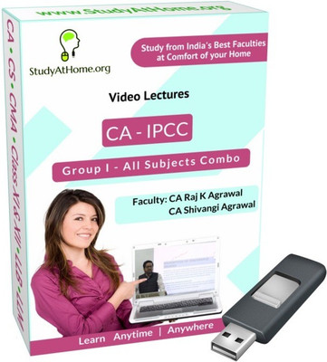 

StudyAtHome.org CA IPCC - Group I All Subjects Video Lectures Combo(Pendrive)
