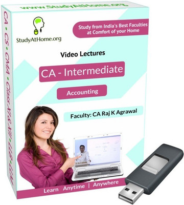 

StudyAtHome.org CA Intermediate - Accounting Video Lectures(Pendrive)