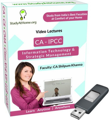 

StudyAtHome.org CA IPCC - Information Technology & Strategic Management Video Lectures(Pendrive)