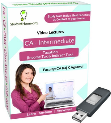 

StudyAtHome.org CA Intermediate - Taxation Video Lectures(Pendrive)