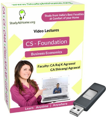 

StudyAtHome.org CS Foundation - Business Economics Video Lectures(Pendrive)