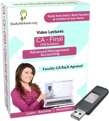 

StudyAtHome.org CA Final Old Syllabus - Advanced Management Accounting Video Lectures(Pendrive)