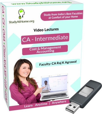 

StudyAtHome.org CA Intermediate - Cost & Management Accounting Video Lectures(Pendrive)