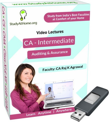 

StudyAtHome.org CA Intermediate - Auditing & Assurance Video Lectures(Pendrive)