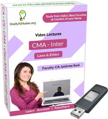 

StudyAtHome.org CMA Inter - Laws & Ethics Video Lectures(Pendrive)