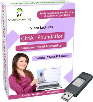 

StudyAtHome.org CMA Foundation - Fundamentals of Accounting Video Lectures(Pendrive)