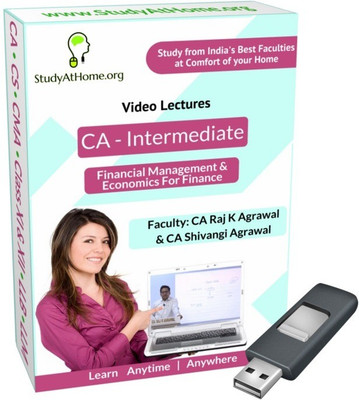 

StudyAtHome.org CA Intermediate - Financial Management & Economics for Finance Video Lectures(Pendrive)