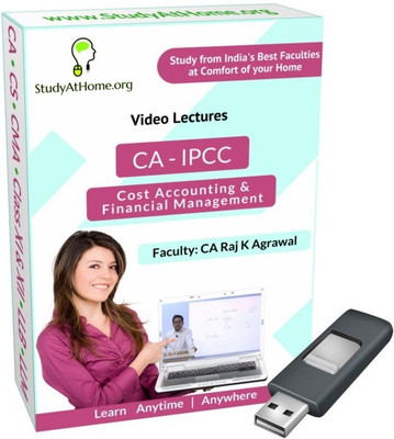 

StudyAtHome.org CA IPCC - Cost Accounting & Financial Management Video Lectures(Pendrive)