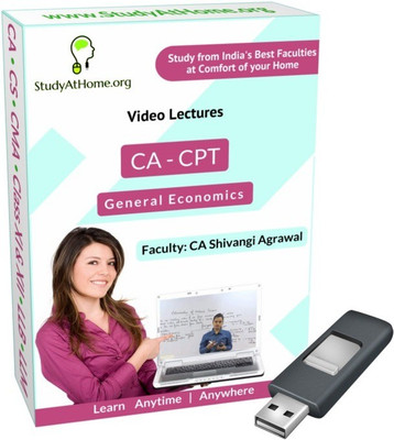 

StudyAtHome.org CA CPT - General Economics Video Lectures(Pendrive)
