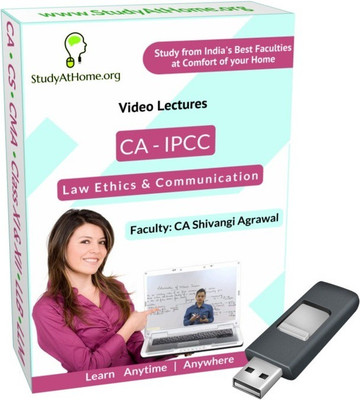 

StudyAtHome.org CA IPCC - Law, Ethics & Communication Video Lectures(Pendrive)