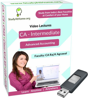 

StudyAtHome.org CA Intermediate - Advanced Accounting Video Lectures(Pendrive)