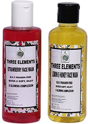 

Three Elements Strawberry & Lemon Honey Face Wash(210 ml)
