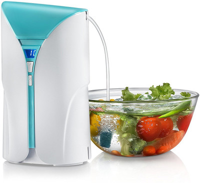 Prestige CleanHome Fruit and Vegetable Cleaner 250 W Food Processor  (White and Blue)